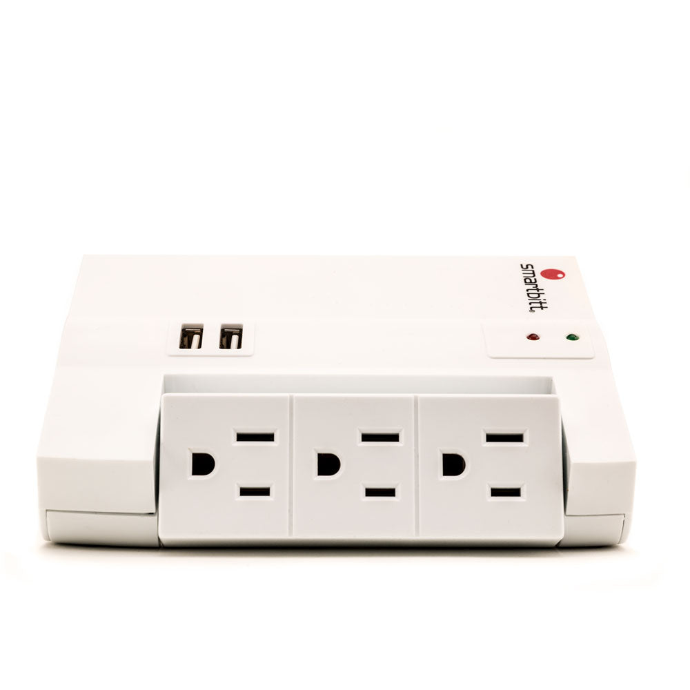 SBSS450J-6 / Supresor de picos de pared, 3 contactos + 2 USB de carga, 450J