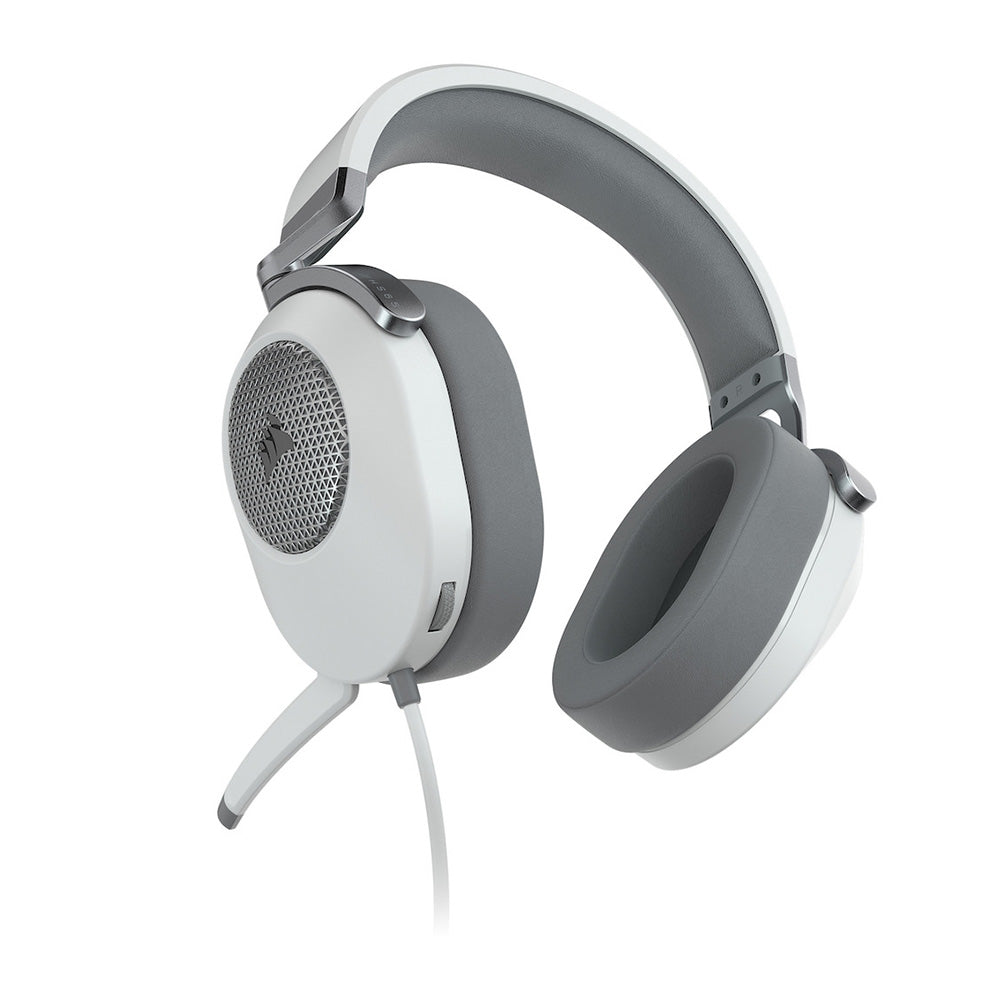 Auriculares para juegos Corsair HS65 WIRELESS, blanco