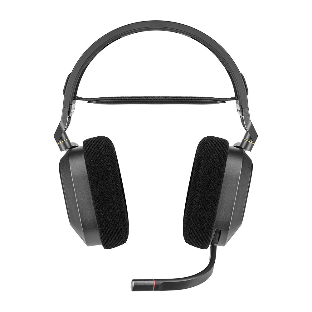 Auriculares para juegos con cable Corsair HS80 RGB USB, carbón