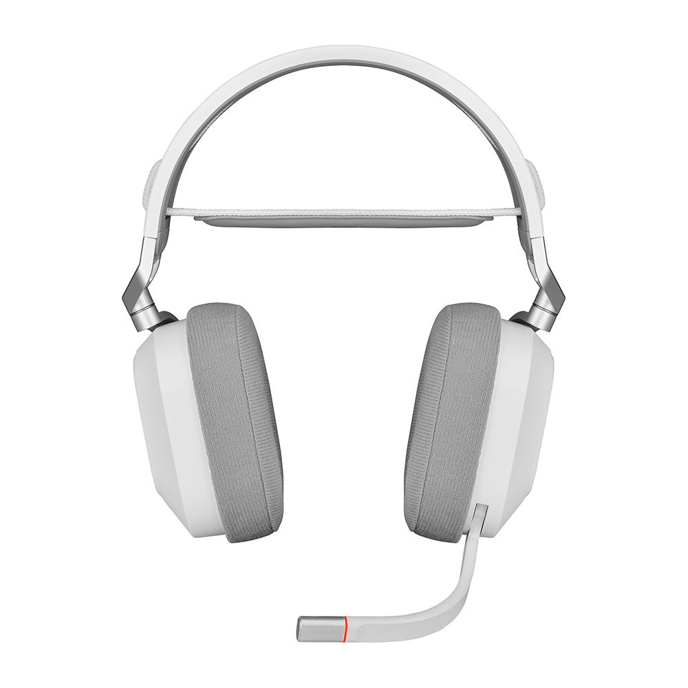 Auriculares para juegos con cable Corsair HS80 RGB USB, blanco