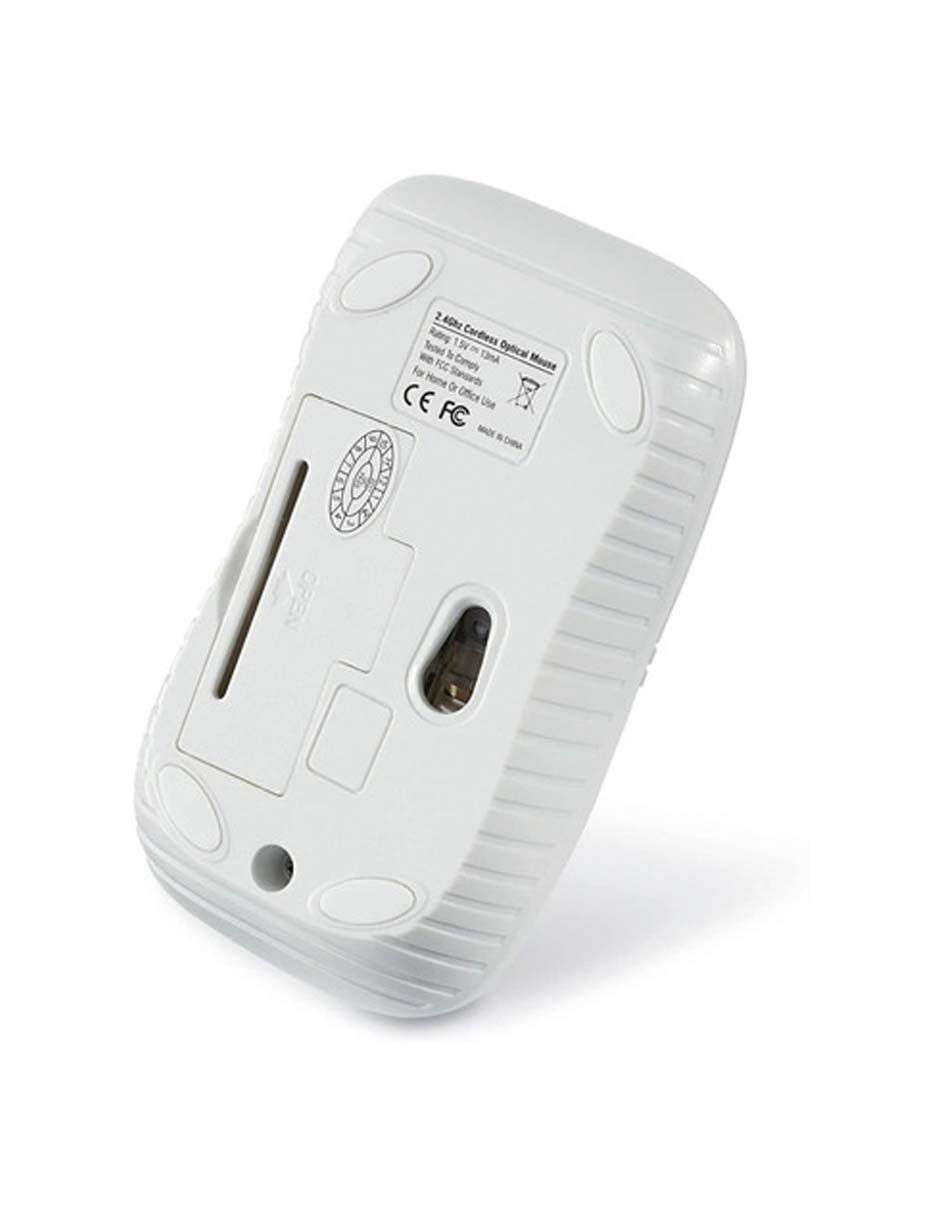 VB99768 / Mouse Óptico Inalámbrico para Notebooks, Serie de Commuter – Blanco mate