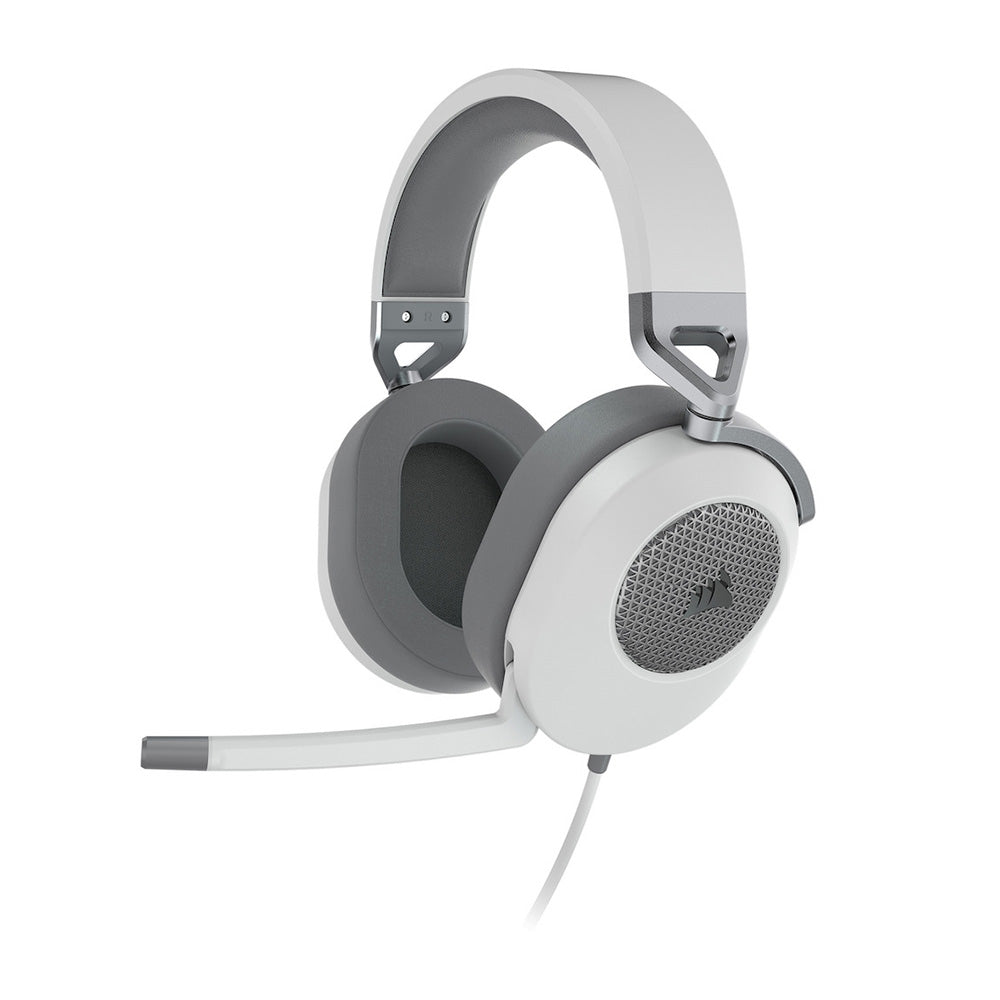 Auriculares para juegos Corsair HS65 WIRELESS, blanco