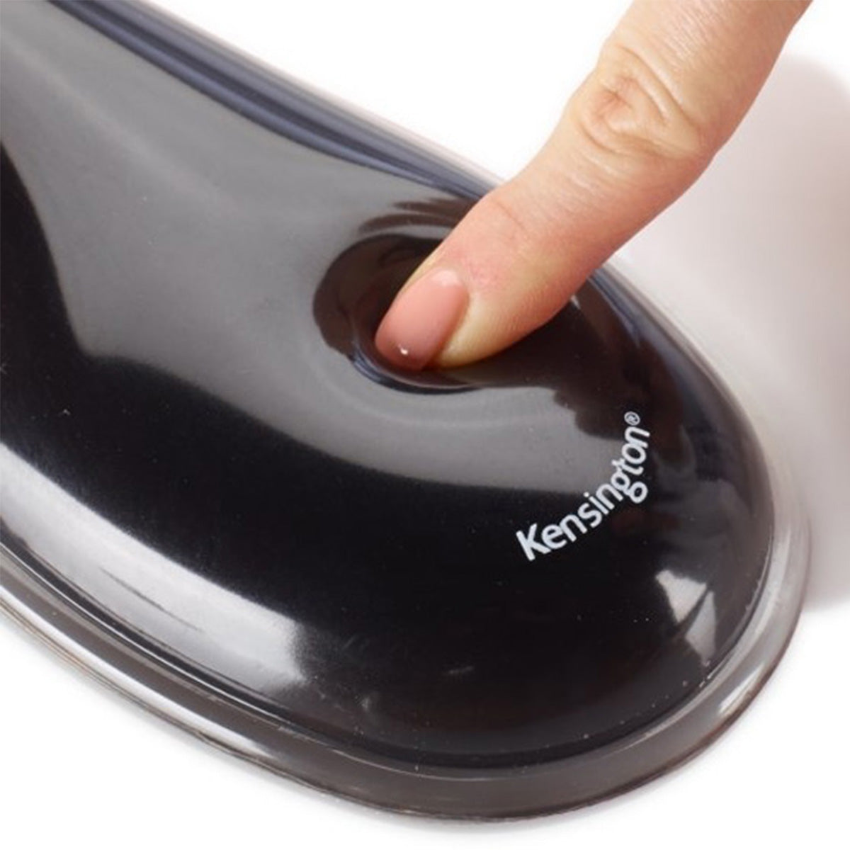 KP5116/ Reposamuñecas con alfombrilla de ratón de gel Dúo Rojo - Negro