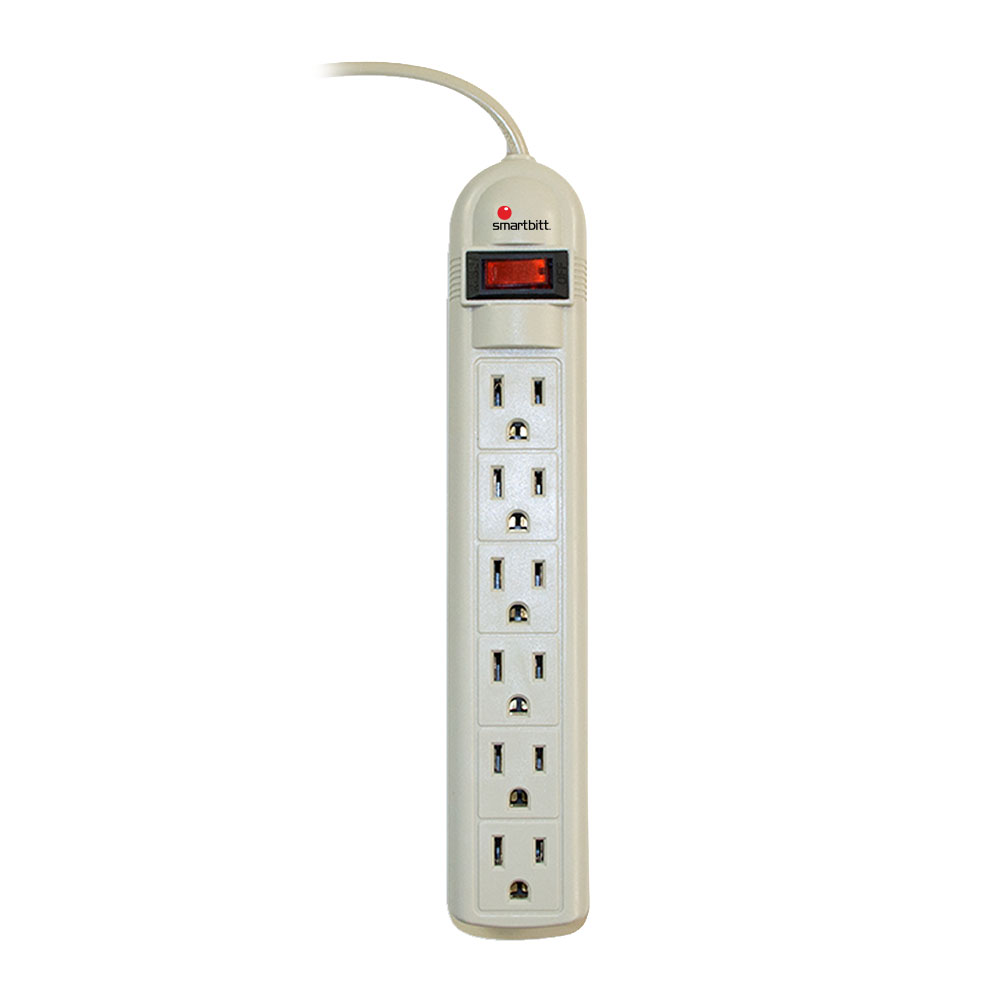 SBSS-180J6 / Supresor de picos con 6 contactos, protección 180J