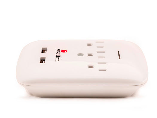 SBSS425J-3 / Supresor de picos de pared, 3 contactos + 2 USB de carga, 425J