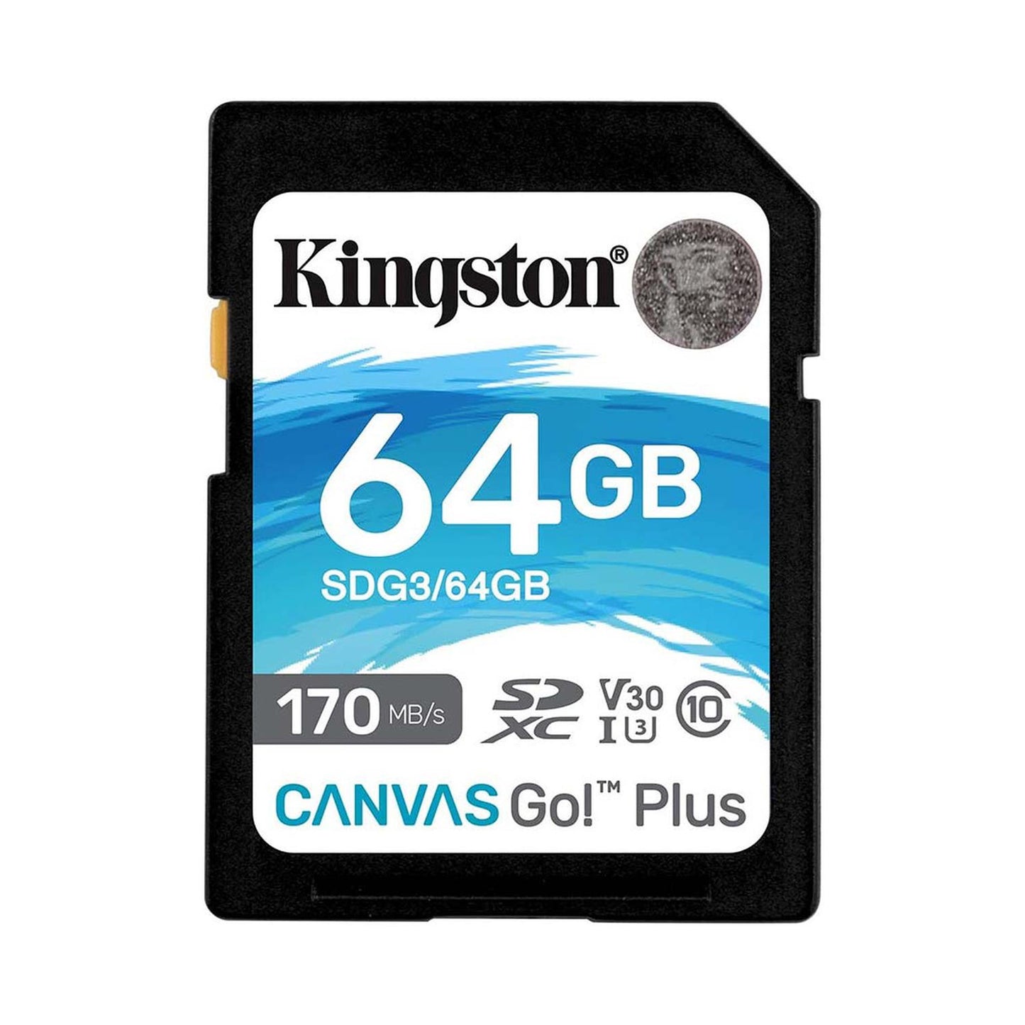 SDG3-64GB / Tarjeta de memoria SD Canvas Go! Plus de 64GB