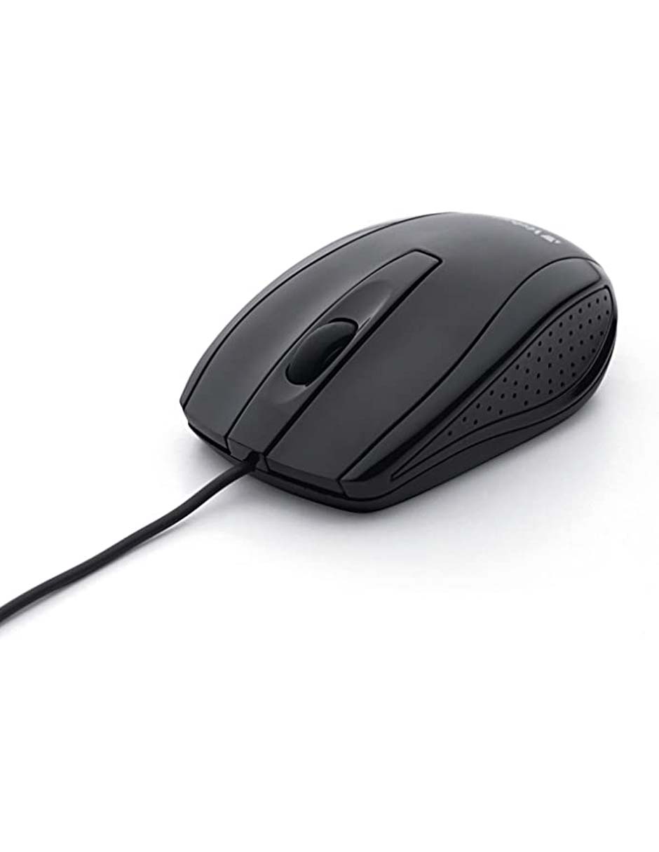 VB98106 / Mouse óptico con cable para computadora portátil – Negro