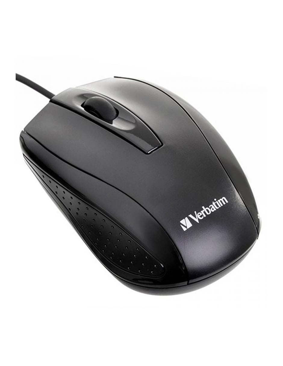 VB98106 / Mouse óptico con cable para computadora portátil – Negro